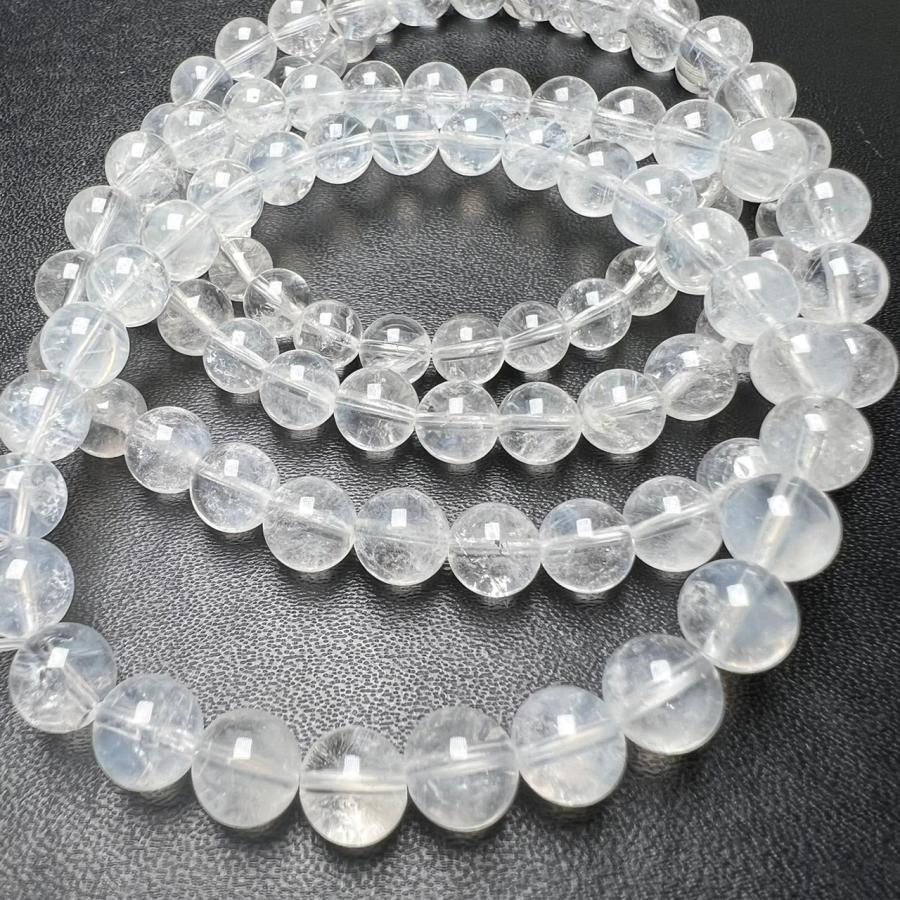 ブルーエンジェルラダークォーツ 6mm-6.5mm 1連分 ブレスレット2本  