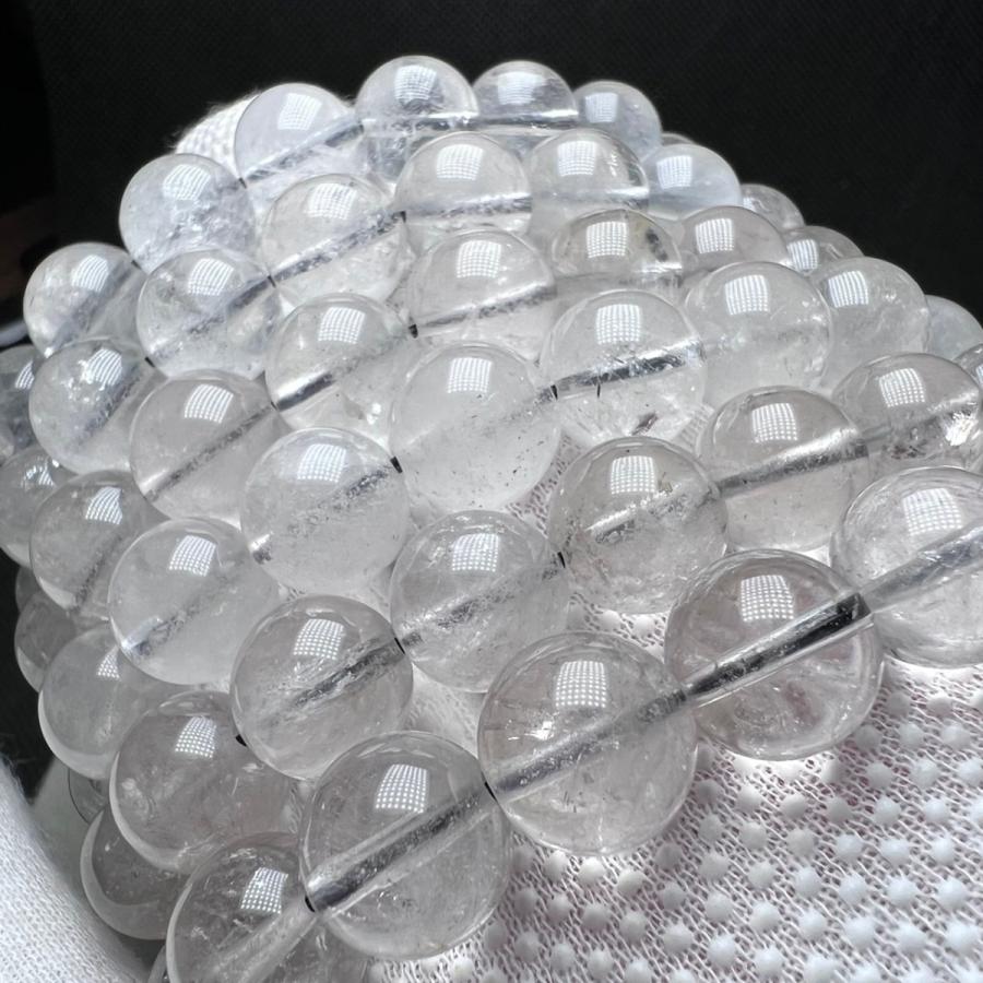 ハーキマーダイヤモンド 10mm-10.5mm 連売り ブレスレット2本分