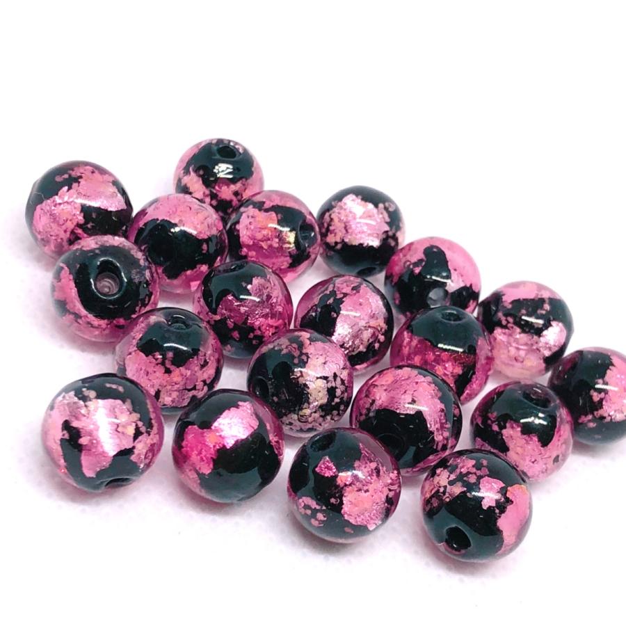 蓄光 ホタルガラス 12mm 10個セット ワインレット 沖縄 とんぼガラス