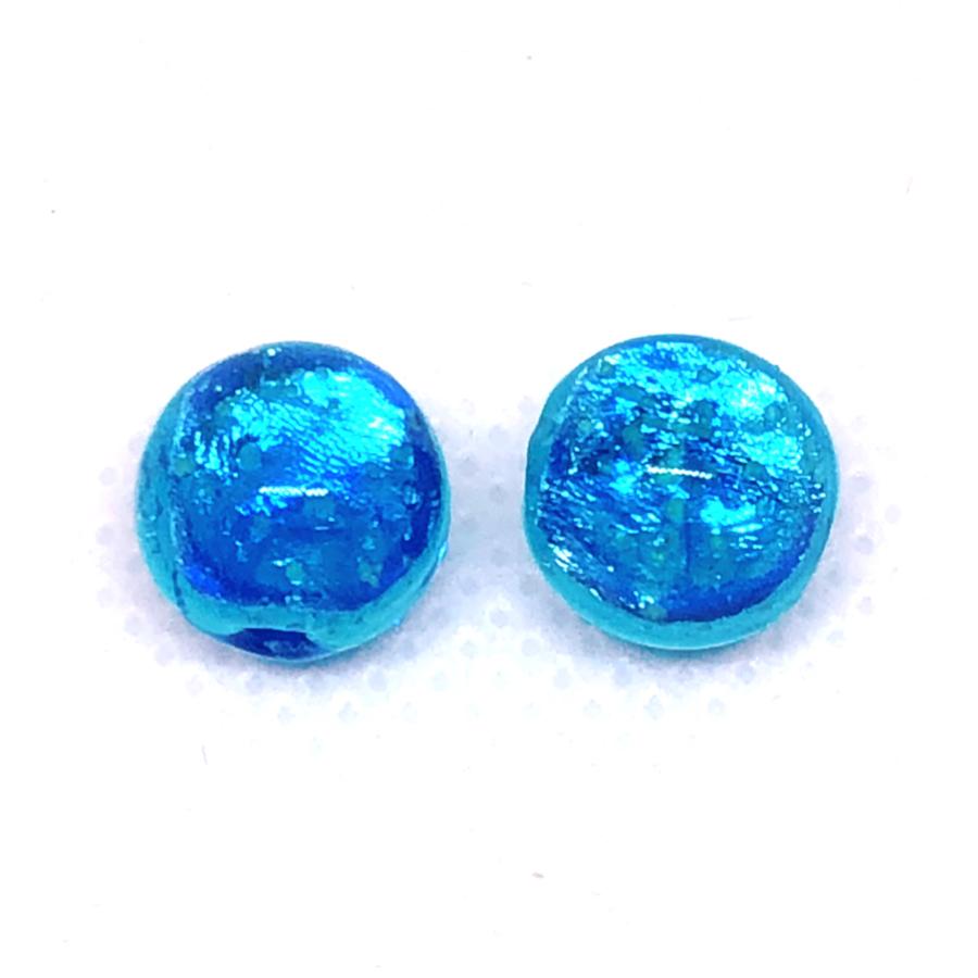 ホタルガラス ミヤコマリン 14mm±0.5mm 粒売り 蓄光とんぼガラス