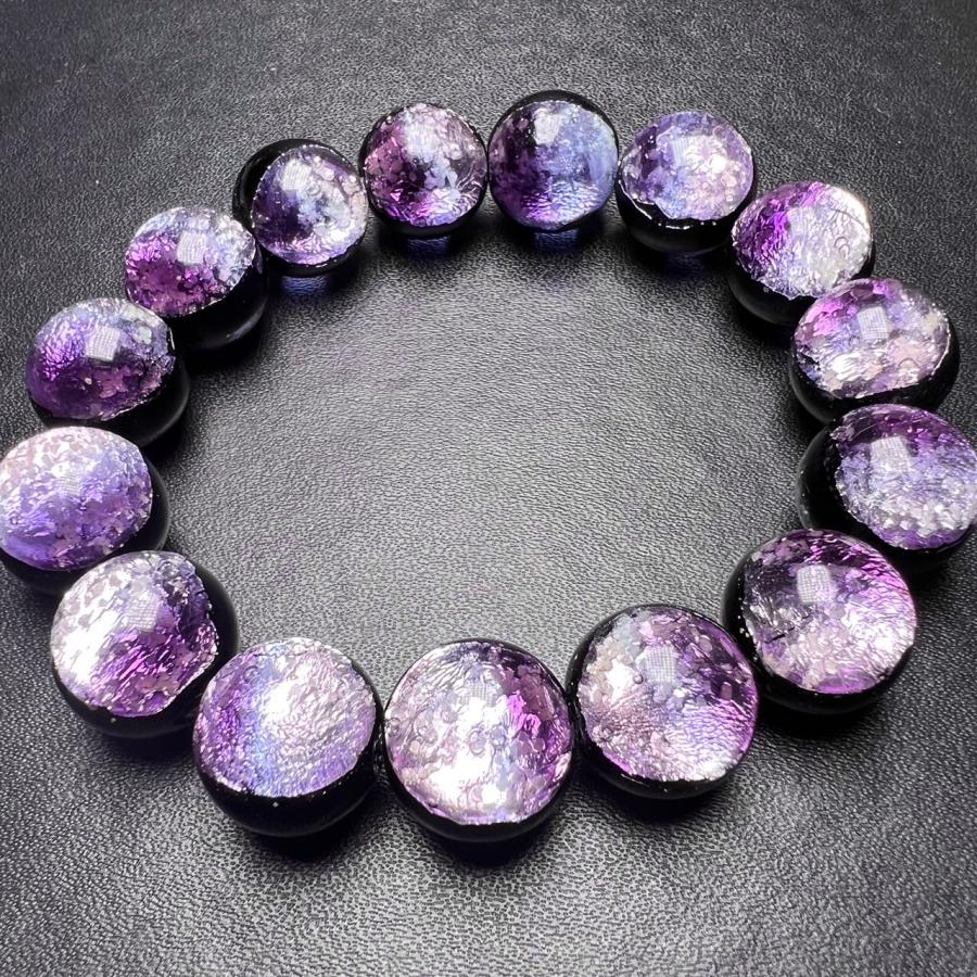 コアガラス　とんぼ玉　紫木蓮　新品未使用 コアガラス とんぼ玉 紫木蓮 新品未使用 - メルカリ