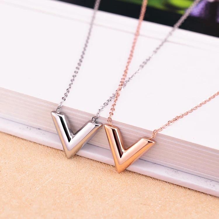 Vネックレス ステンレスネックレス ステンレスチェーン 金属アレルギー