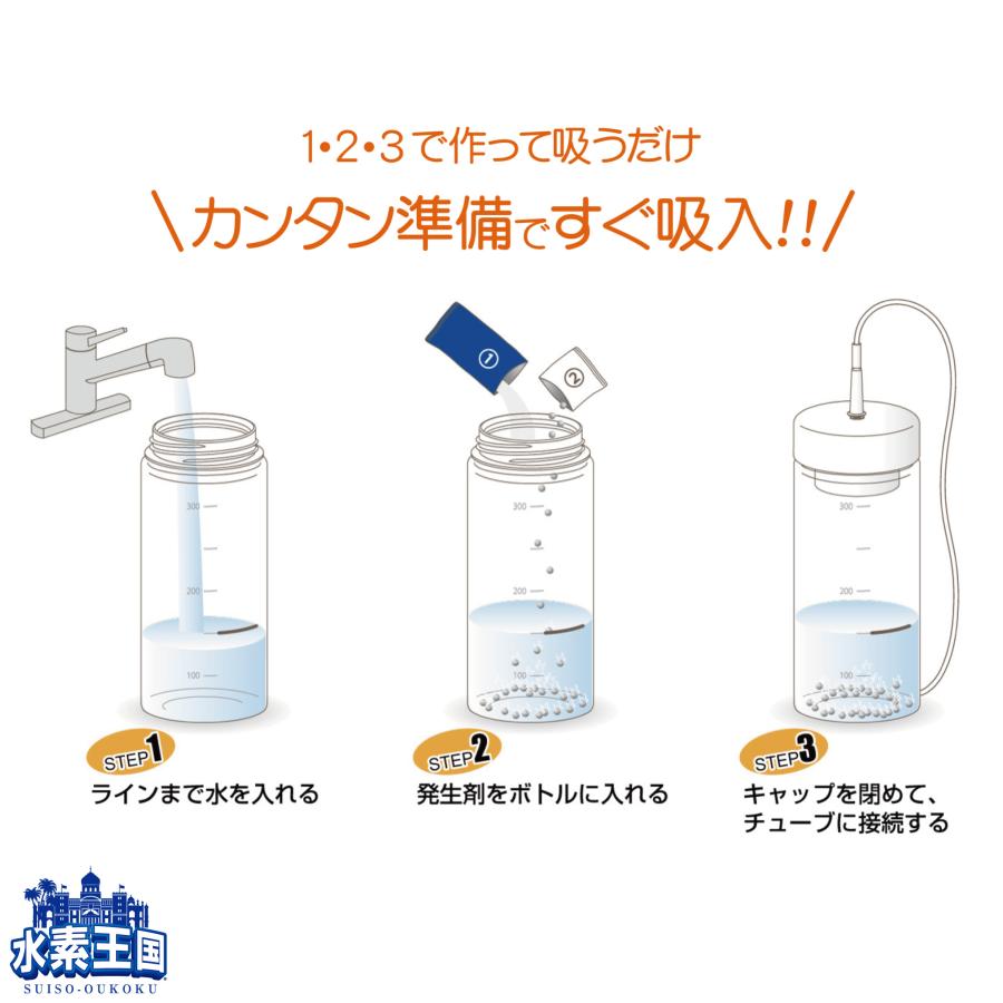 satoko187　水素吸入器＋分岐キット 水素すったらスマートキット : 水素王国ヤフー店 - 通販 - Yahoo