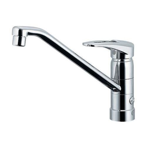 カクダイ（KAKUDAI） キッチン用シングルレバー混合水栓 分水孔つき