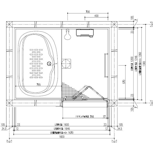 LIXIL ログハウスなどに 最新のシステムバスルーム 1216サイズ LIXIL ログハウスなどに 最新のシステムバスルーム 1216サイズ