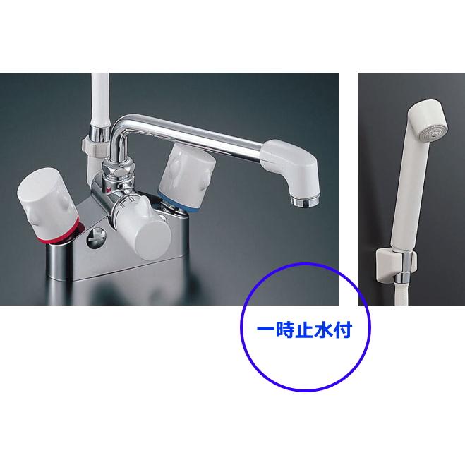 LIXIL（リクシル） BF-M616H 2ハンドルシャワーバス水栓 一時止水付 台