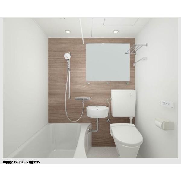 LIXIL（リクシル） 便器・洗面器付のユニットバスルーム シャワー 