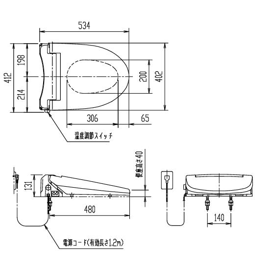 LIXIL LIXIL・INAX 脱臭付き暖房便座 スローダウン機能付 CF LIXIL LIXIL・INAX 脱臭付き暖房便座 スローダウン機能付 CF