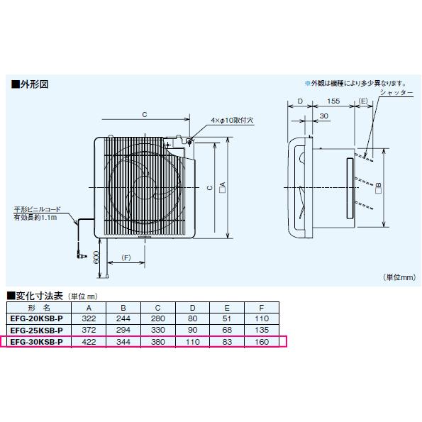 三菱 三菱 業務用有圧換気扇 引きひもタイプ 排気専用 30cm羽根 三菱 三菱 業務用有圧換気扇 引きひもタイプ 排気専用 30cm羽根