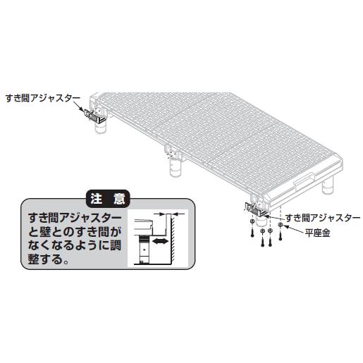 TOTO　浴室すのこ　カラリ床用すき間調整材5〜10ミリ用　950・1250サイズ用　EWB478　｜suisuimart｜02