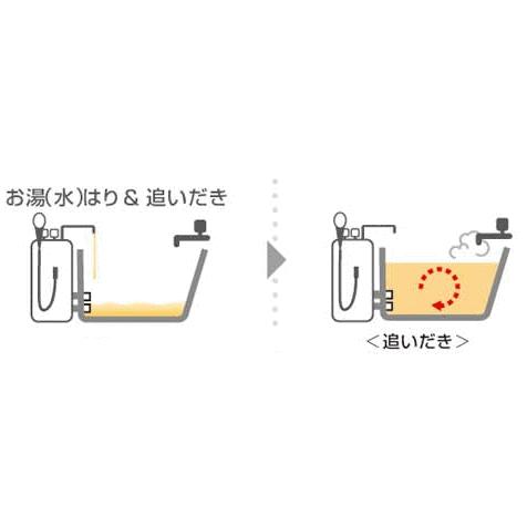 ノーリツ ガスバランス形ふろがま 8.5号 給水前・給湯上部前方 ノーリツ ガスバランス形ふろがま 8.5号 給水前・給湯上部前方