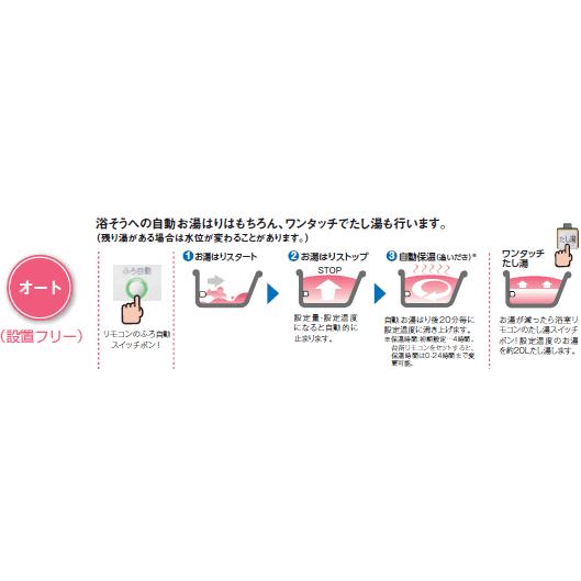 長府 ガスふろ給湯器 エコジョーズ 24号 オート 屋外壁掛形 GFK 長府 ガスふろ給湯器 エコジョーズ 24号 オート 屋外壁掛形 GFK