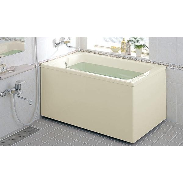 ログハウス等に　簡単設置のFRP浴槽　1100サイズの和洋折衷タイプ