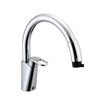 LIXIL SF-NAB454SYX-J シルバー 水栓 LIXIL（リクシル） ナビッシュ SF-NAB454SYX キッチン用タッチレス水栓