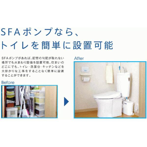 SFA 排水圧送粉砕ポンプ SANI ACCESS 3 サニアクセス3 SAC3-100 SFA 排水圧送粉砕ポンプ SANI ACCESS 3 サニアクセス3 SAC3-100