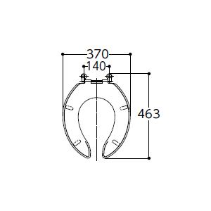 送料無料 TOTO 前割便座 ふたなしタイプ TC1R : スイスイマート - 通販 
