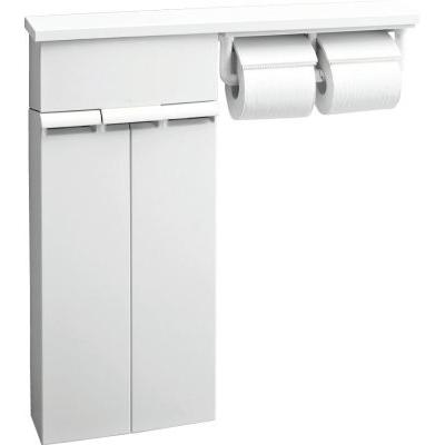 LIXIL　トイレ　収納棚　紙巻付　【5000円】 LIXIL（リクシル） 小物も置けます。 壁付収納棚（紙巻器付） TSF