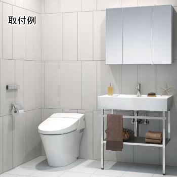 LIXIL 重厚で高級感のあるミラーキャビネット たっぷり収納