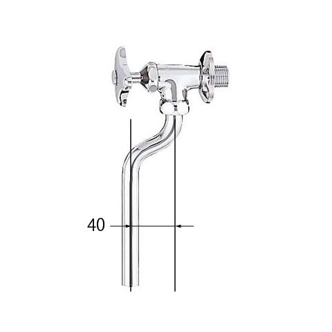 LIXIL（リクシル） LIXIL・INAX UF-8R ストール用小便水栓 : スイスイ