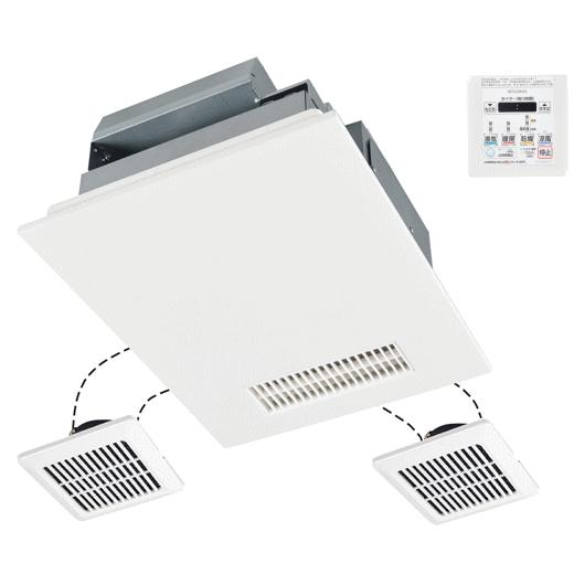 抜群大特価 バス乾燥暖房換気システム浴室 浴槽 洗面所三菱バス サニタリー空間を快適に出来る浴室暖房乾燥機 V143bz バス乾燥暖房換気システム V143bz スイスイマートバスカラット24 Diy 工具