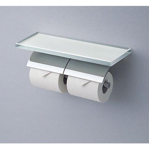 TOTO 高級感あるガラス製棚の二連紙巻器 TOTO YH63GWS TOTO 高級感あるガラス製棚の二連紙巻器 TOTO YH63GWS