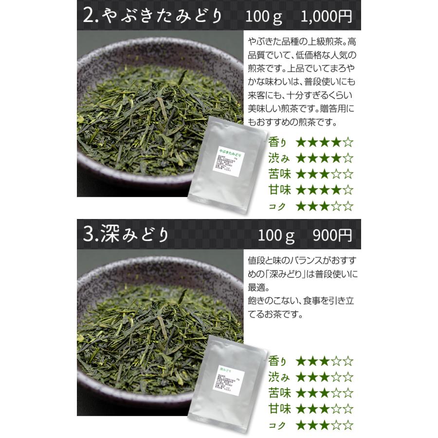 オーガニック 無農薬煎茶8種類×10g お試しセット メール便送料無料