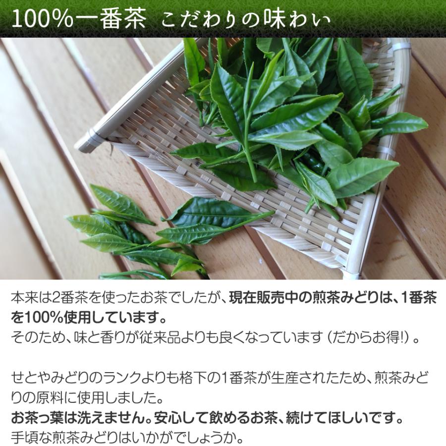 オーガニック 新製法でリニューアル 『煎茶みどり100g』 無農薬茶 より