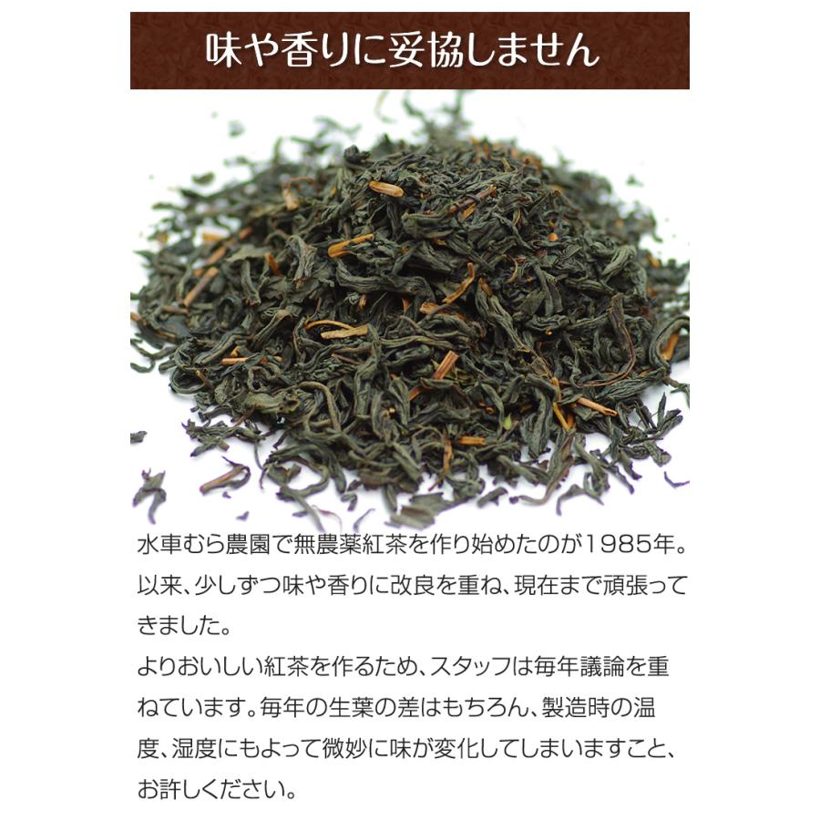 国産無農薬紅茶 五月100g 水車むら農園 無添加 国産紅茶 静岡産 通販　よりどり３袋でメール便送料無料｜suisyamura｜07