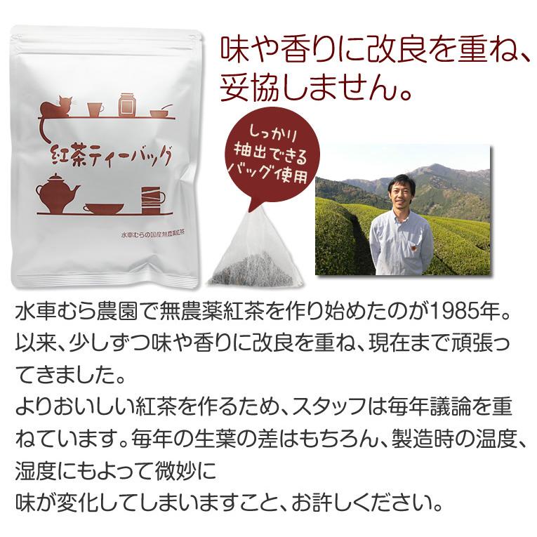 紅茶ティーバッグ　3g×33包　ランキング上位　無農薬栽培国産紅茶　無添加　静岡産｜suisyamura｜09