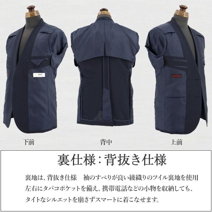 爆買 紺ブレザー 2ボタン いぶし銀風ボタン 春夏 コンブレザー 