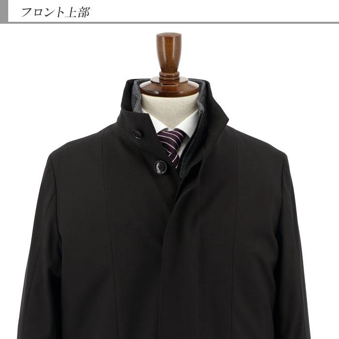 スタンドカラーコート ライナー付き コート メンズ ビジネスコート