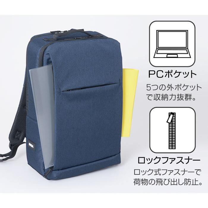 スーツスタイルMARUTOMI リュック バッグ 軽量 NASA ブラック ネイビー