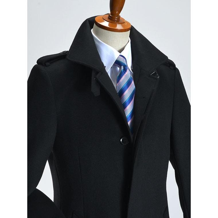 カシミア100% 黒　メンズ　L ロングコート　ドルマン袖　ステンカラー 楽天市場】カシミヤ100 ステンカラーコートの通販
