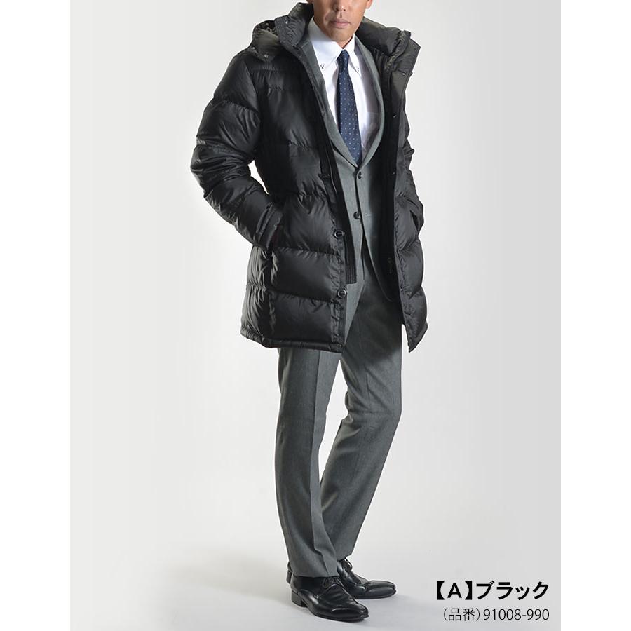 BOSS リアルダウン グレー ロングコート