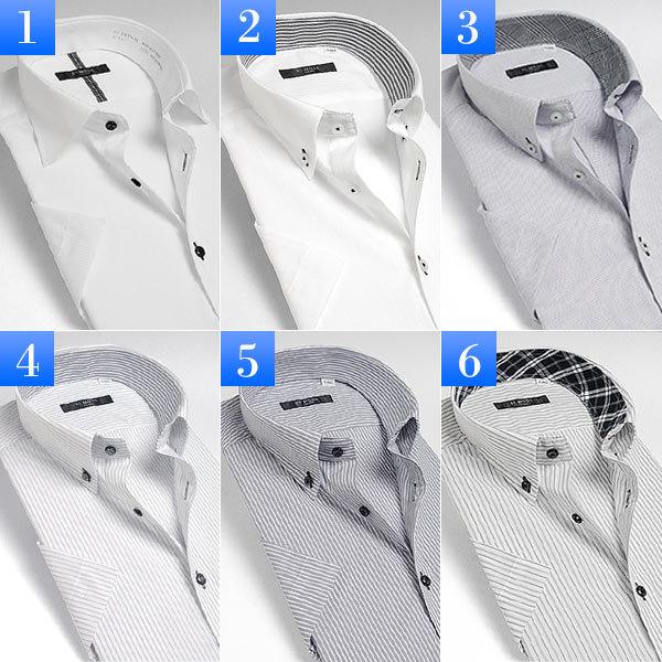 半袖 ワイシャツ 新作 形態安定 メンズ ビジネス Yシャツ クールビズ 形状安定 吸水速乾 ドレスシャツ ビジネスシャツ 白 おしゃれ ストライプ スーツスタイルmarutomi 通販 Paypayモール