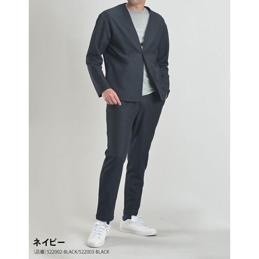 セットアップ 裾上げ済 上下 メンズ リネン カジュアルスーツ スーツ