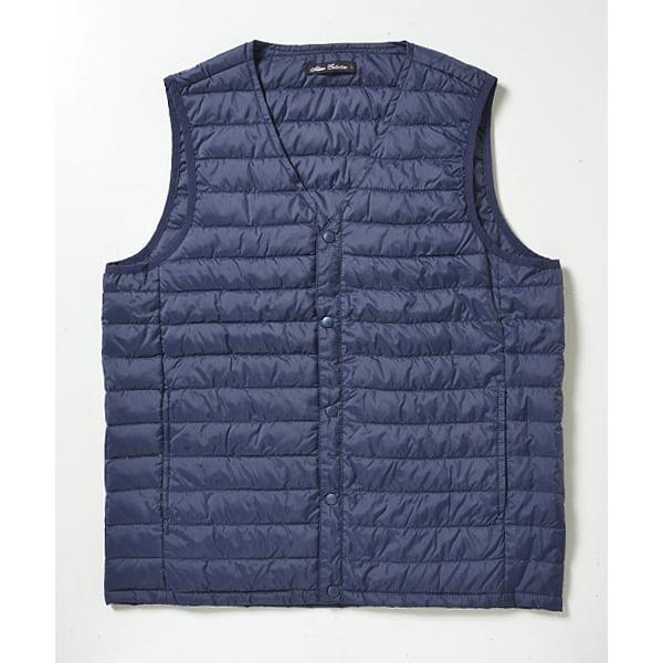 スーツスタイルMARUTOMI 【ネイビー限定】 インナーダウンベスト