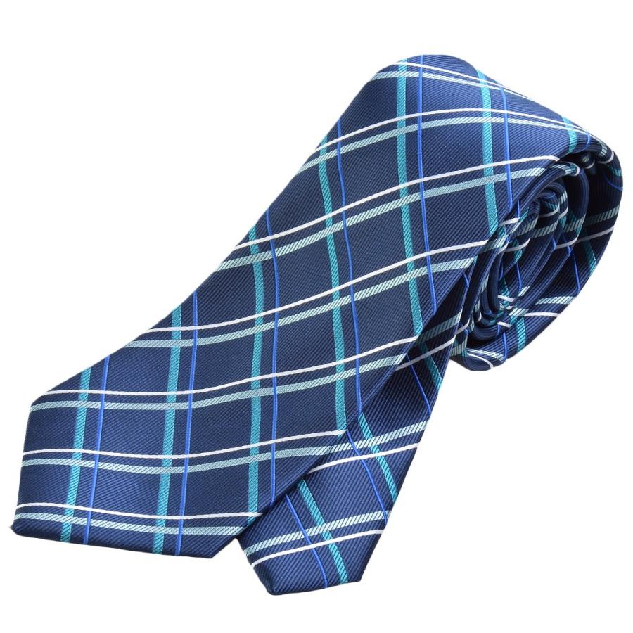 洗える ポリエステル ネクタイ 剣幅8cm 紳士 男性 メンズ ブルーチェック Ptie03 いい買い物本舗 通販 Yahoo ショッピング