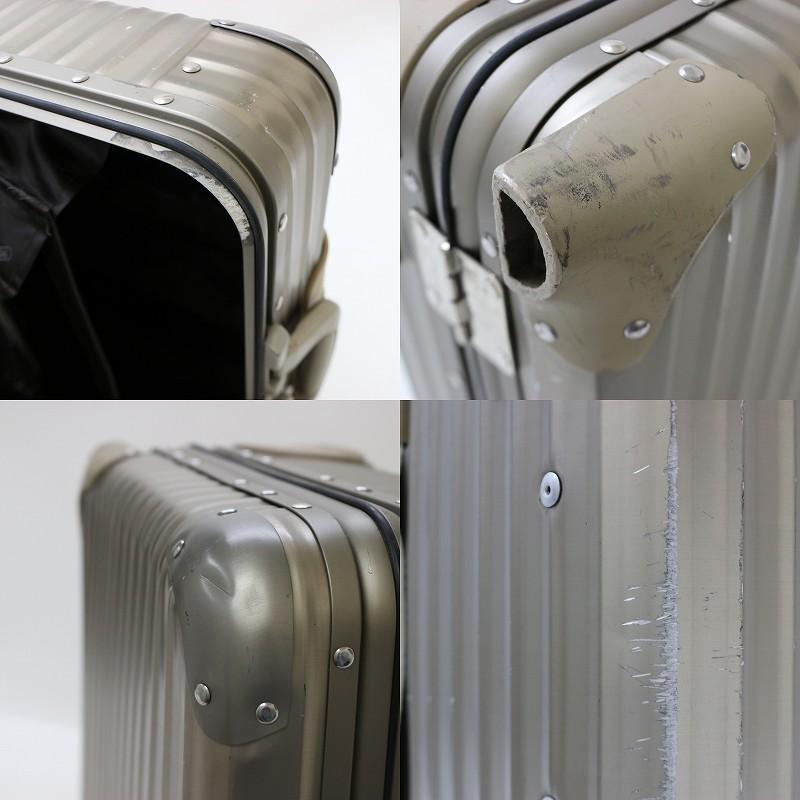 100164★リモワ RIMOWA★トパーズチタニウム Compact ビジネストローリー 944.40 2輪 25L★｜suitcase-maile｜10