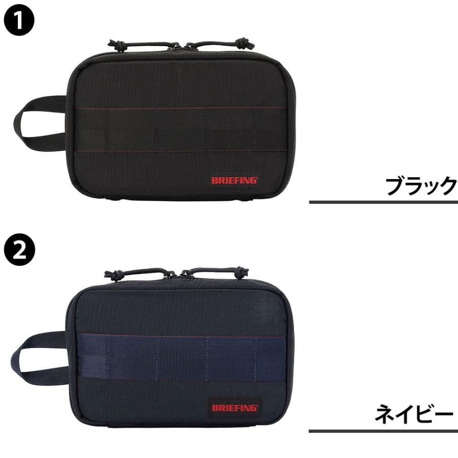 BRIEFING（ブリーフィング） ポーチ 小物入れ 薄マチ マルチポーチ