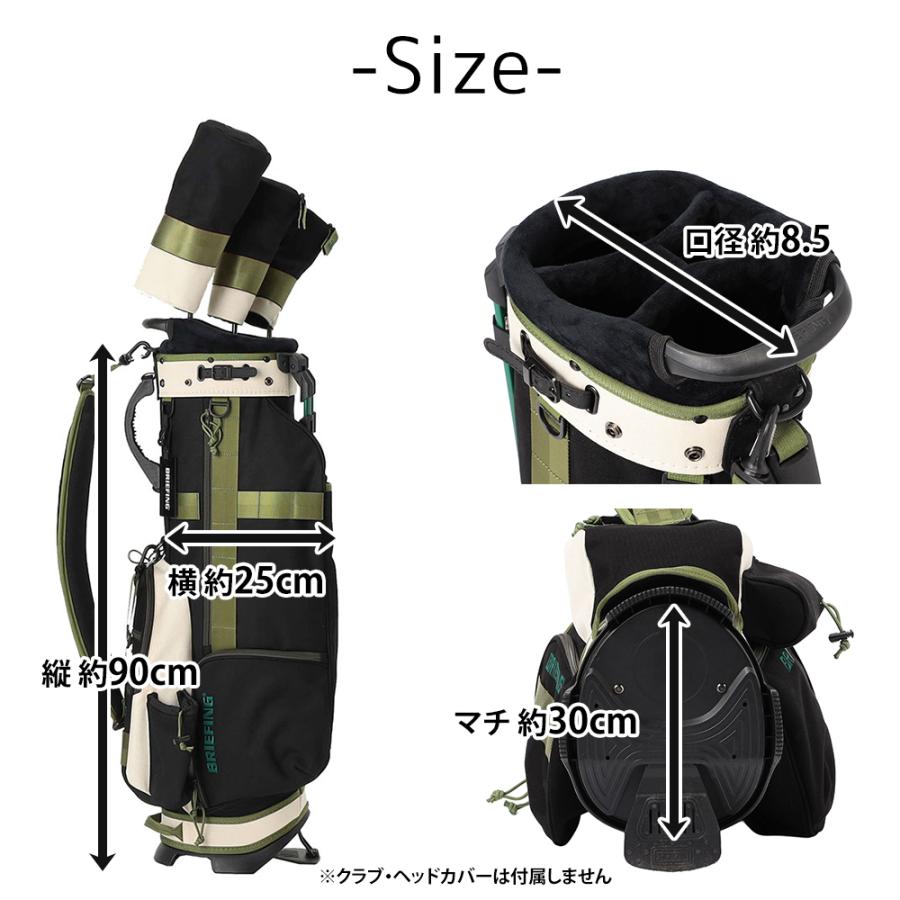 BRIEFING（ブリーフィング） ゴルフ キャディバッグ スタンド型 CR-8