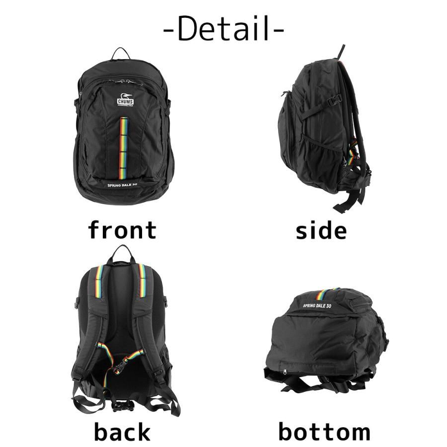 最大P+16% チャムス バッグ リュック バックパック ザックパック 登山 CHUMS スプリングデール30 30L B4 A4 CH60-3998 CH60-4097 メンズ レディースの画像