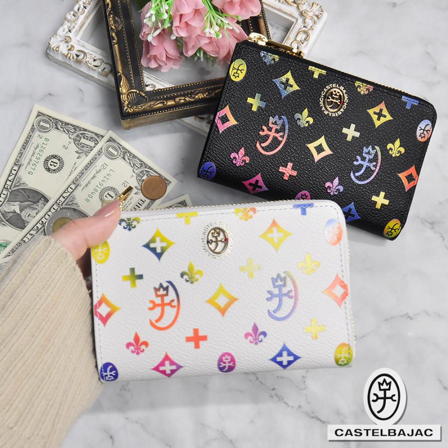 CASTELBAJAC（カステルバジャック） L字ファスナー 二つ折り財布