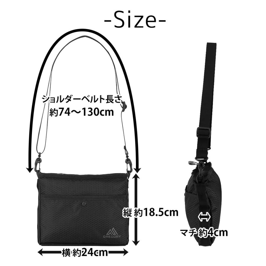 GREGORY（グレゴリー） ショルダーバッグ サコッシュ 2WAY ポーチ 1L