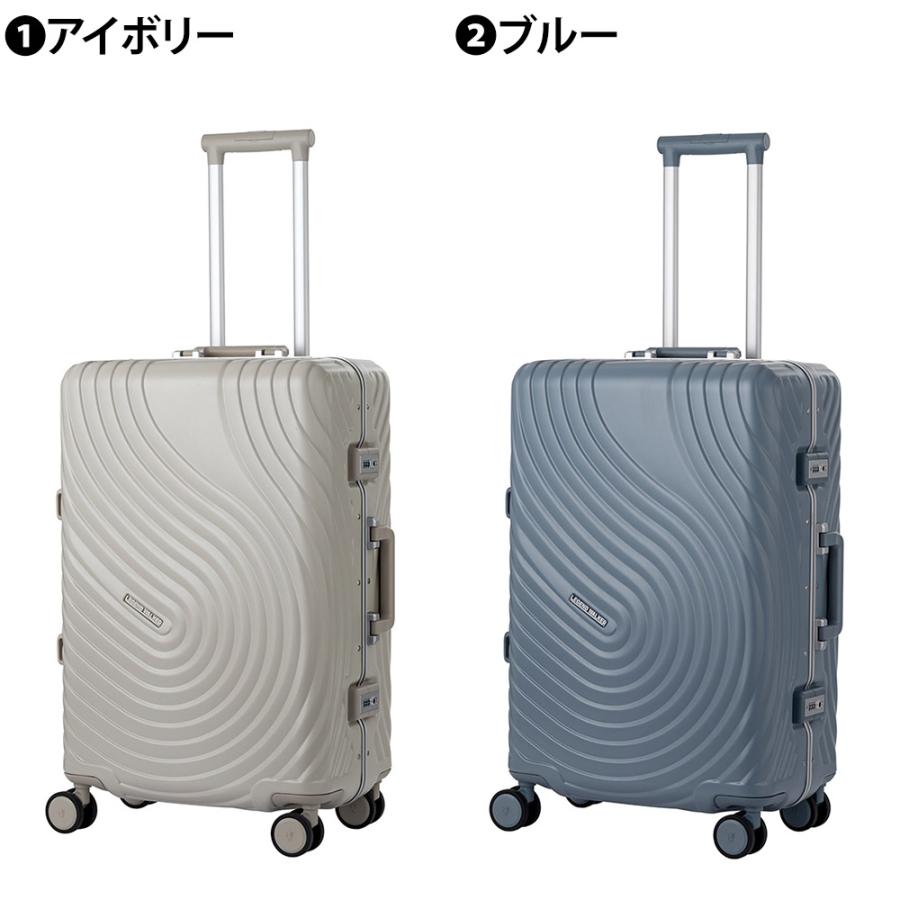 【メーカー直送】 レジェンドウォーカー スーツケース キャリー ハード Legend Walker サリュー フレームタイプ 中型 65L 3〜 5泊程度 5528-62の画像
