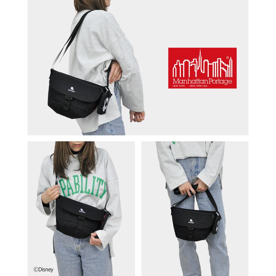 マンハッタンポーテージ バッグ Disney ミッキー Mickey Mouse Manhattan Portage ナイロンメッセンジャーバッグフラップジッパーポケット24 A5 MP1603FZPMIC24_17