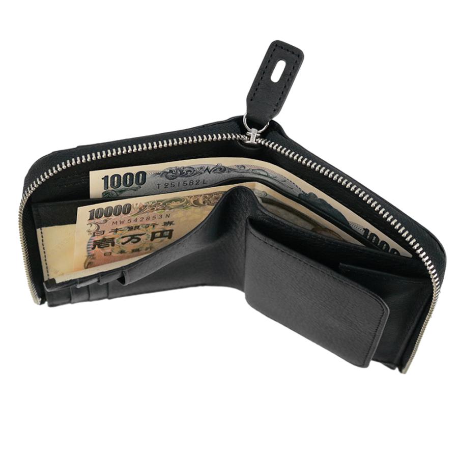 PELLE BORSA（ペレボルサ） 財布 二つ折り財布 折財布 薄マチ 本革