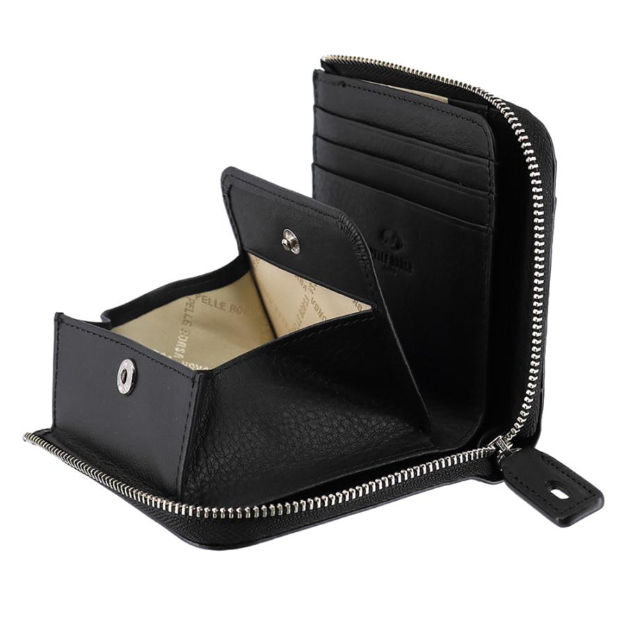 PELLE BORSA（ペレボルサ） 財布 二つ折り財布 折財布 薄マチ 本革