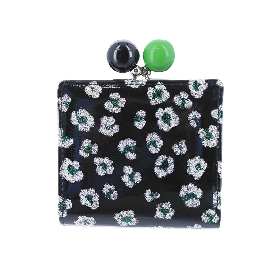 ふくもと　新品　ツモリチサトキャリー　三つ折り財布　ミニ財布　花柄 新品 ツモリチサトキャリー 三つ折り財布 ミニ財布 花柄 フラワー