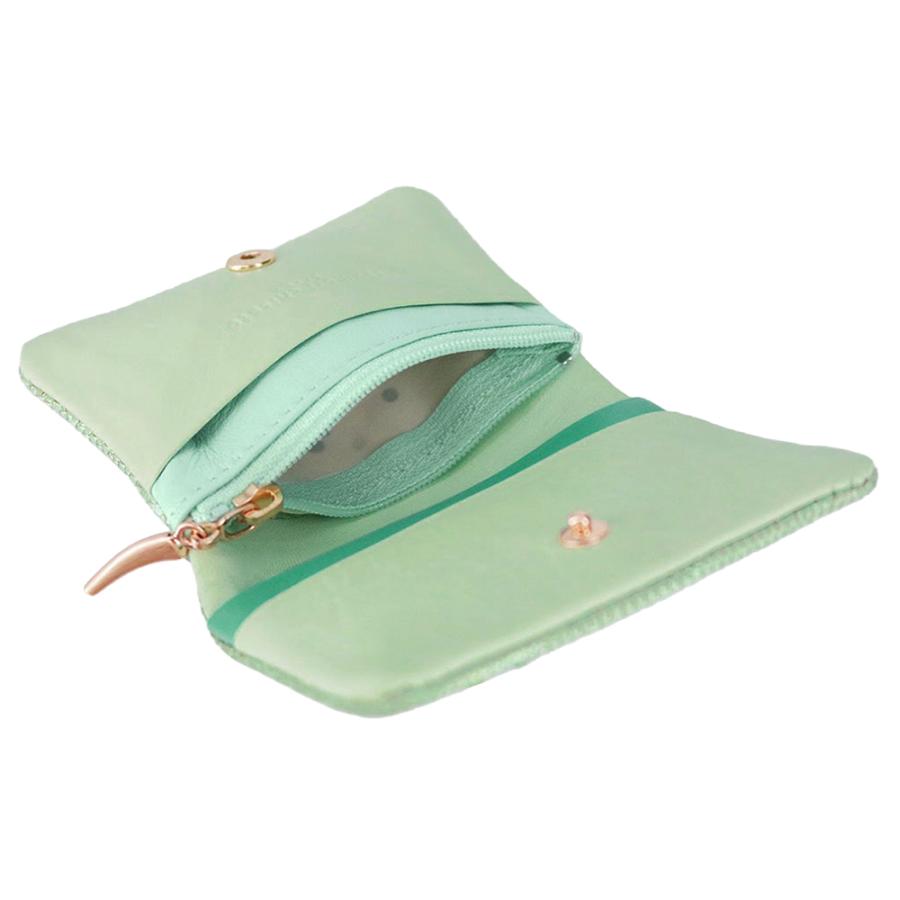 TSUMORI CHISATO（ツモリチサト） パスケース 小銭入れ付き 羊革 キラ